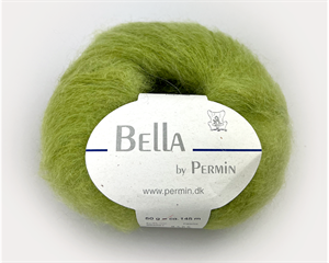 Bella by permin kid mohair - limegrøn